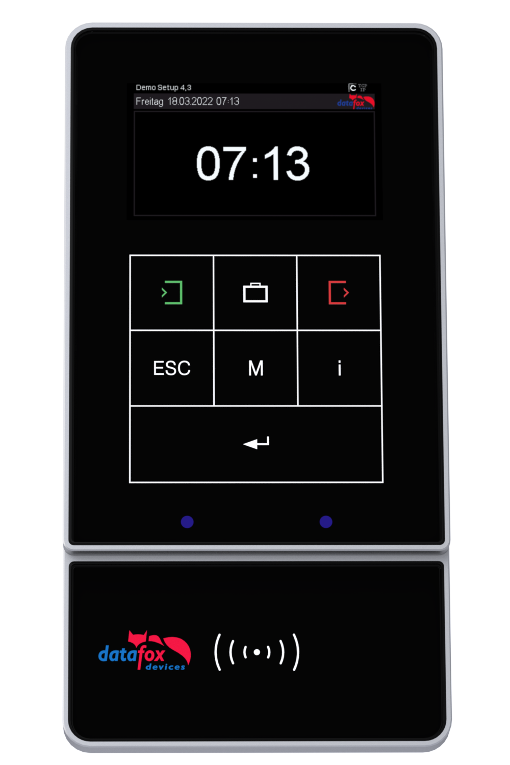 Hardware-Terminal für Zeiterfassung.