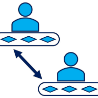 Icon: Automatische Aufgabenverteilung