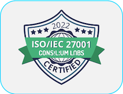 Logo einer ISO-27001 Zertifizierung